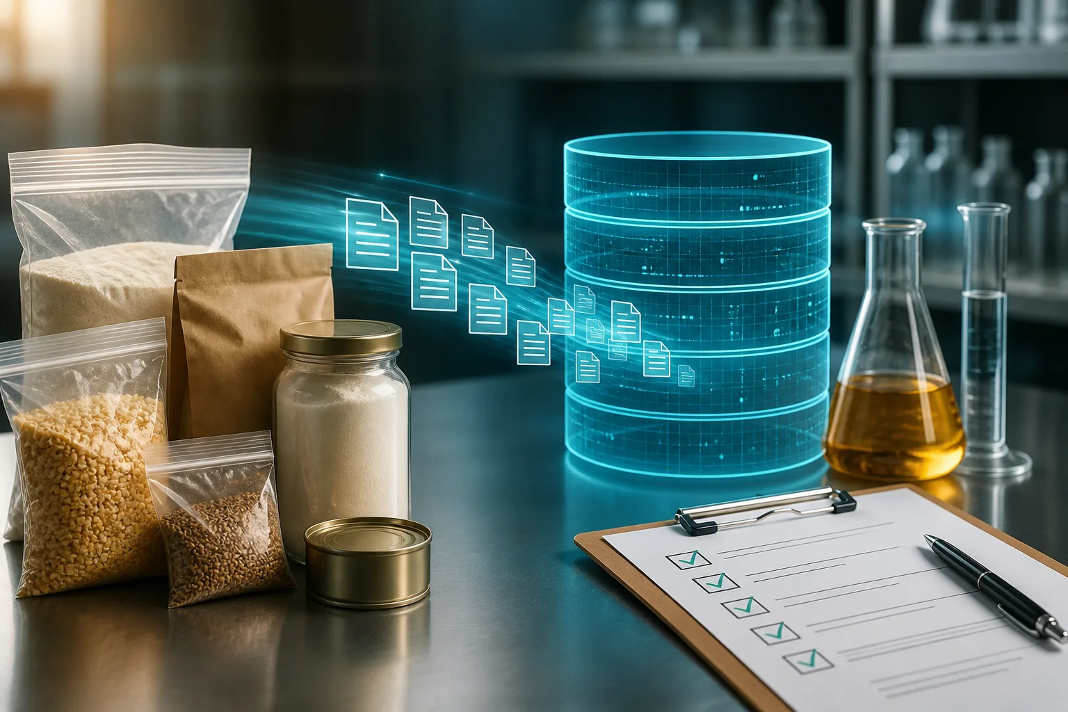 Packaged food ingredient records moving from private files into a regulatory notification database