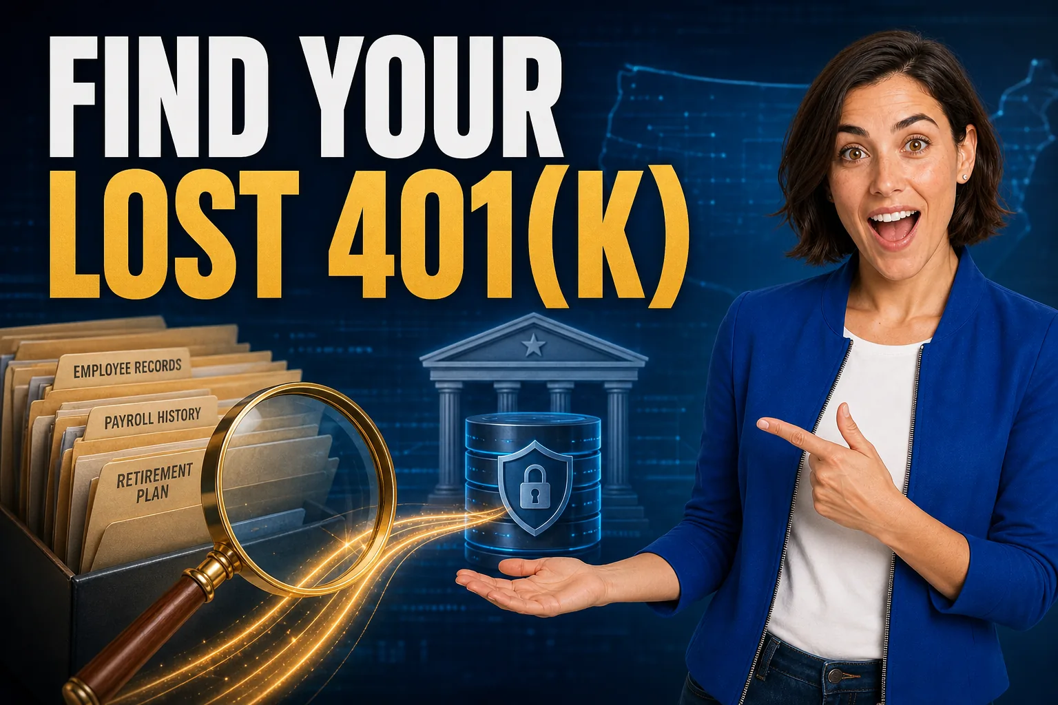 Maya presents a guide to finding a lost 401(k) through old employment records and official databases